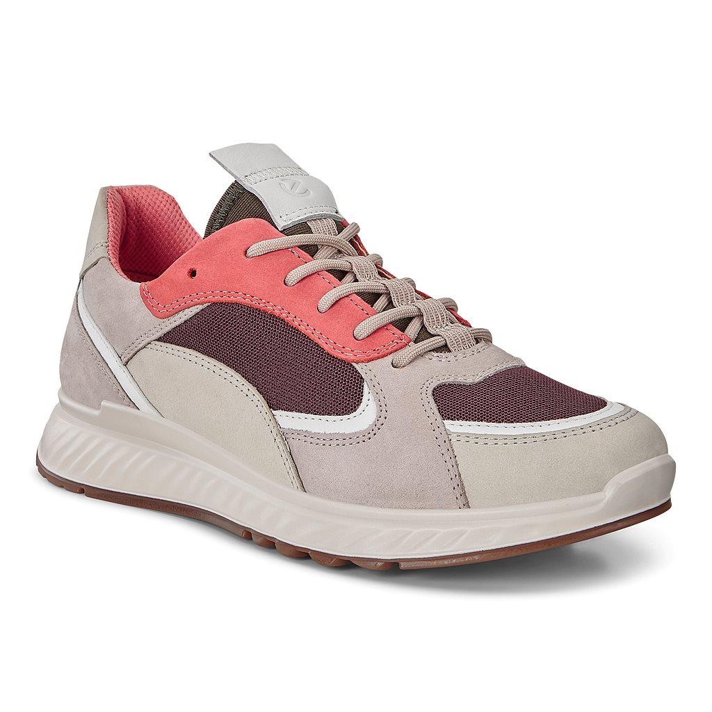 Ecco St.1 Womens Sneakers Pink Online - India RZX-827416